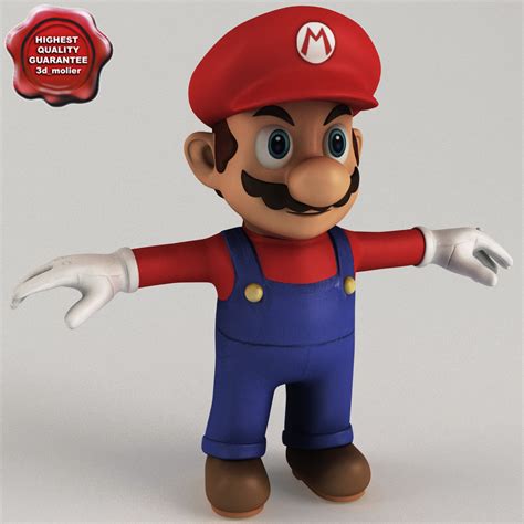 Super Mario Static by 3d_molier: Collection of 3D Models By 3D_Molier