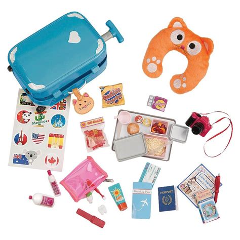 Our Generation Well Traveled Luggage Accessory Set | Doll suitcase, Our generation doll ...