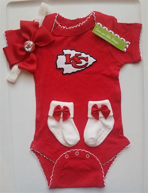 Kansas City Chiefs baby outfit/chiefs for baby/kansas city chiefs baby ...