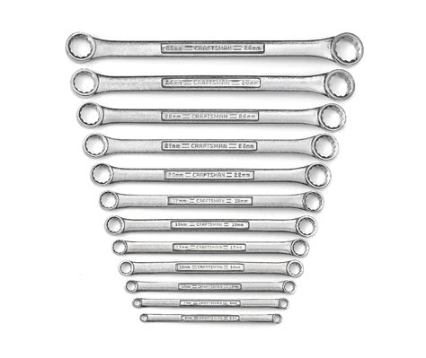 Craftsman 12pc Box End Wrench Set, MM