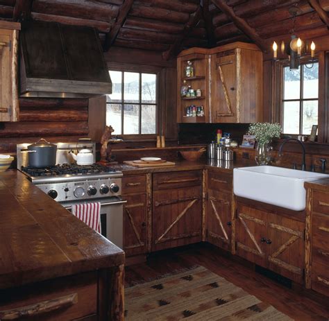 Secluded Lake Cabin - Rustic - Kitchen - Other - by Yellowstone ...