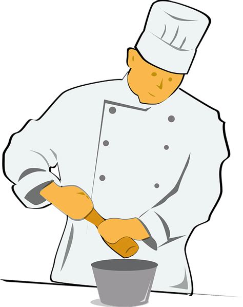 Chef Cooking Clip Art