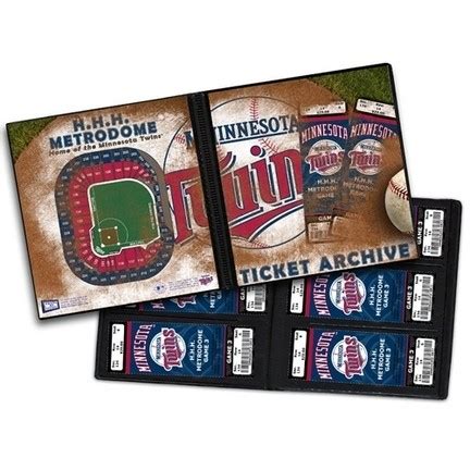 Minnesota Twins Ticket Album (Holds 96 Tickets) - OnlineSports.com