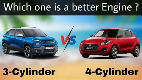 3 Cylinder Vs 4 Cylinder | Basic Differences | Pros & Cons of both ...