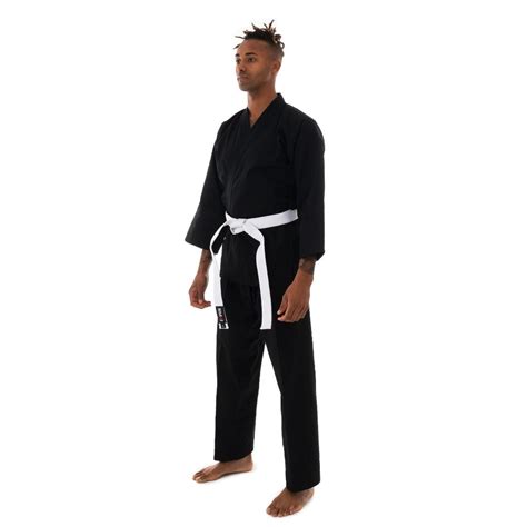 Uniform - Karate 8oz Student (Black) | Martial Arts | SMAI