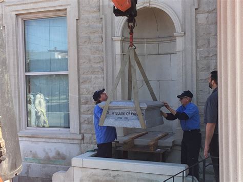 New Col. Crawford statue placed at Crawford County Courthouse ...