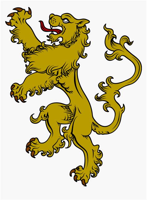 Coat Of Arms Lion Png - Lion Coat Of Arms Symbol, Transparent Png - kindpng