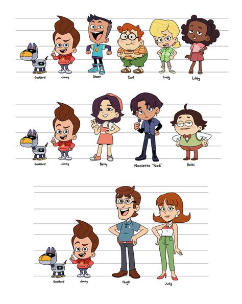 Jimmy Neutron Lineups by kianamai on DeviantArt