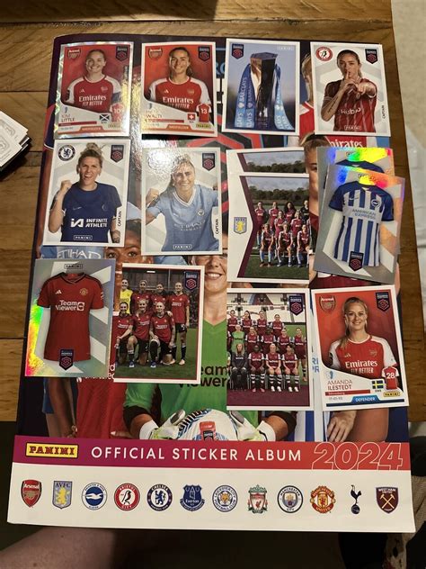 Panini Women's Super League (WSL) 23/24 Stickers, Choose From Drop Down | eBay