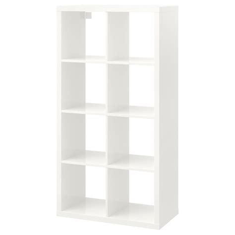 KALLAX Shelf unit, high gloss white, 30 3/8x57 7/8 " - IKEA