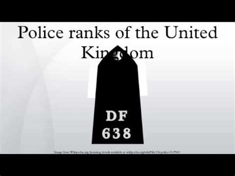 Police ranks of the United Kingdom - YouTube