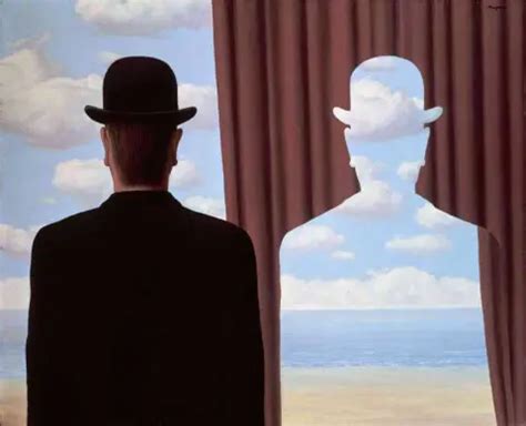 Calcomanía por René Magritte reproducción de pintura al óleo a la venta