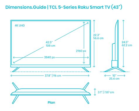 Televisions | TVs Dimensions & Drawings | Dimensions.com