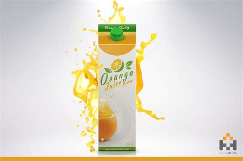 Juice Carton Package Mockup | Juice carton, Juice packaging, Graphic ...