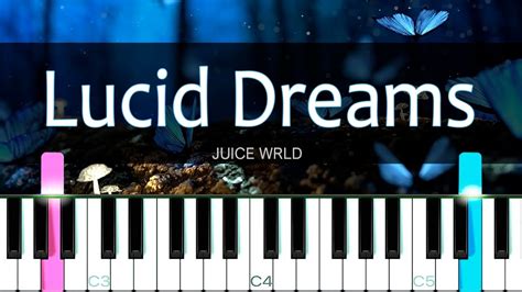 Lucid Dreams - Juice WRLD [Piano Tutorial] | SHEET MUSIC + MIDI 🔥 - YouTube