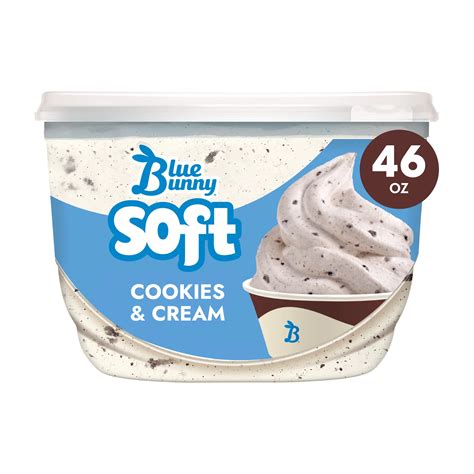 Blue Bunny Cookies & Cream Soft Serve Frozen Dessert - Shop Ice Cream ...