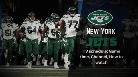 New York Jets TV schedule: Game time, Channel, How to watch