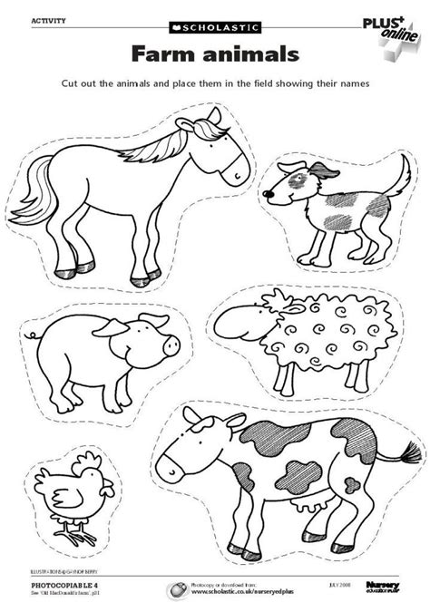 Color Farm Animals Worksheets Pdf – Thekidsworksheet