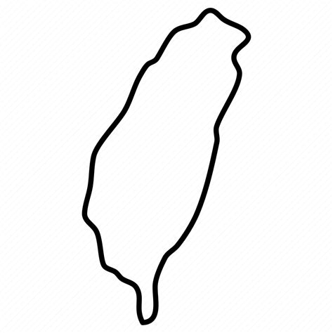 Taiwan, map, country, maps, world, geography, topography icon - Download on Iconfinder