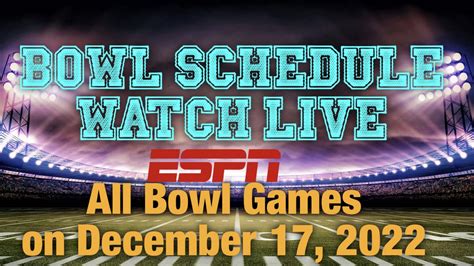 Ncaa Football Bowl Games Tv Schedule - Printable Online