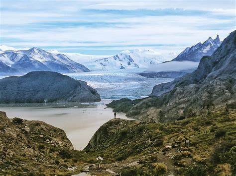 Overlooking the Glacier Grey, Torres del Paine national park : CampingandHiking