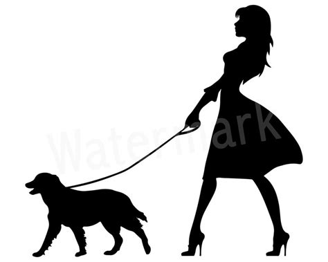 Dog Walking Vector at Vectorified.com | Collection of Dog Walking ...