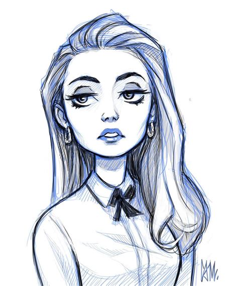 Character Design~ By Cameron Mark Art @Instagram | Drawing cartoon faces, Girl drawing sketches ...