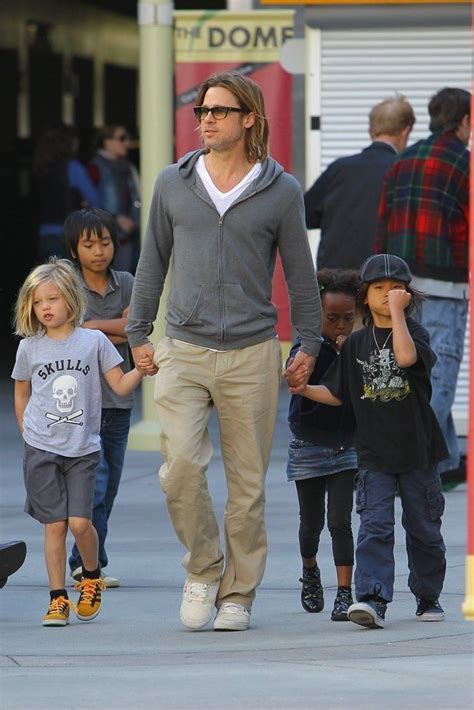 Brad Pitt's pictures with his kids will surely brighten up your day