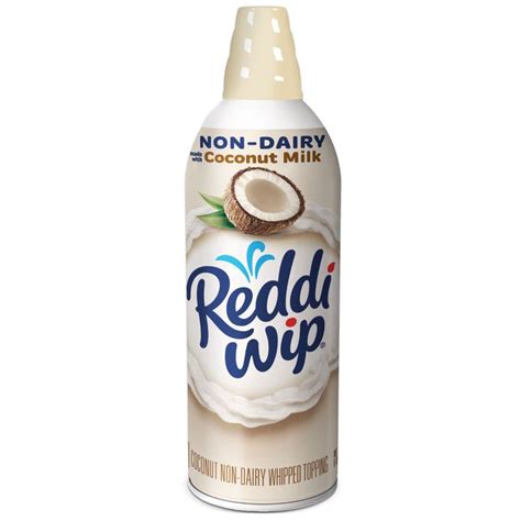 Reddi Wip Non Dairy Whipped Topping Made with Coconut Milk, Vegan, 6 OZ Spray Can - Walmart.com ...