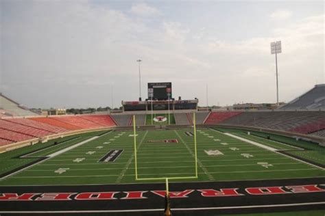 Football Field at Texas Tech University in Lubbock, Texas