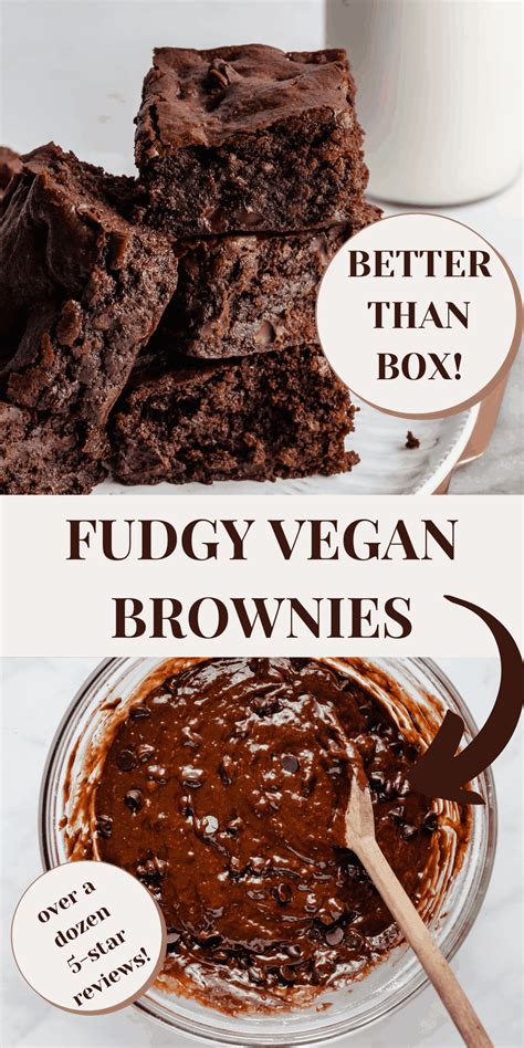 Fudgy vegan brownies super easy chocolate chip brownie recipe – Artofit