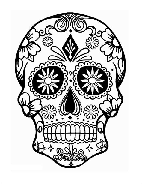 Sugar Skulls Drawing at GetDrawings | Free download