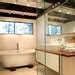 Mid-century-Modern-Glass-Stone-Wood-Home-Bathroom
