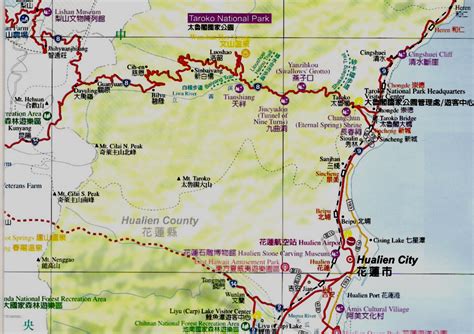 Taroko National Park Map - Taroko National Park • mappery