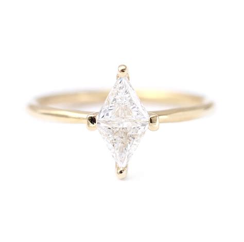 Rhombus Diamond Ring - Element 79 Contemporary Jewelry