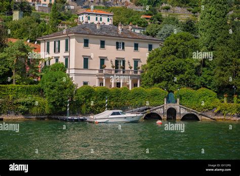 Villa Oleandra in Laglio (Comer See), Italien Stockfotografie - Alamy