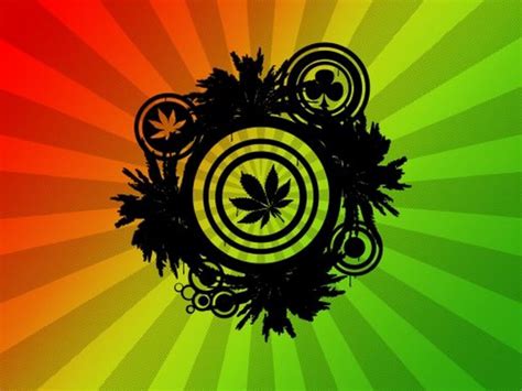 Psychedelic Weed Art Poster - WeedPad Wallpapers