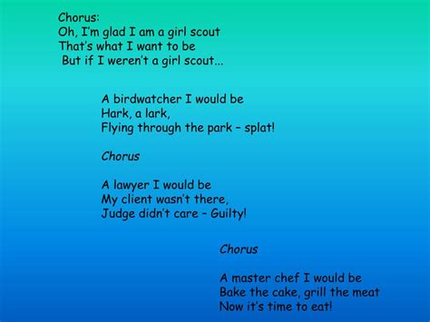 PPT - Girl Scout Sing Along 2014 102 years of Girl Scouting! PowerPoint ...