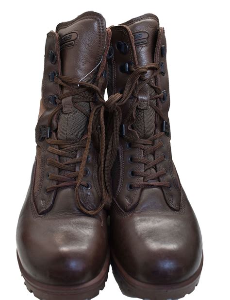 British Military YDS Kestrel Brown Leather Patrol Boots