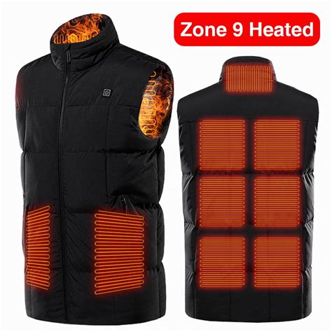 Mid-Ten - Women Men Electric Heated Vest Thermal Heated Jacket w ...