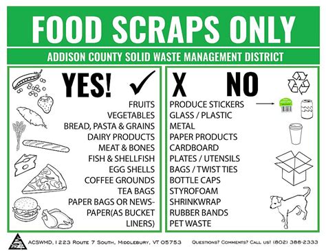 Food scrap collection & drop-off - ACSWMD
