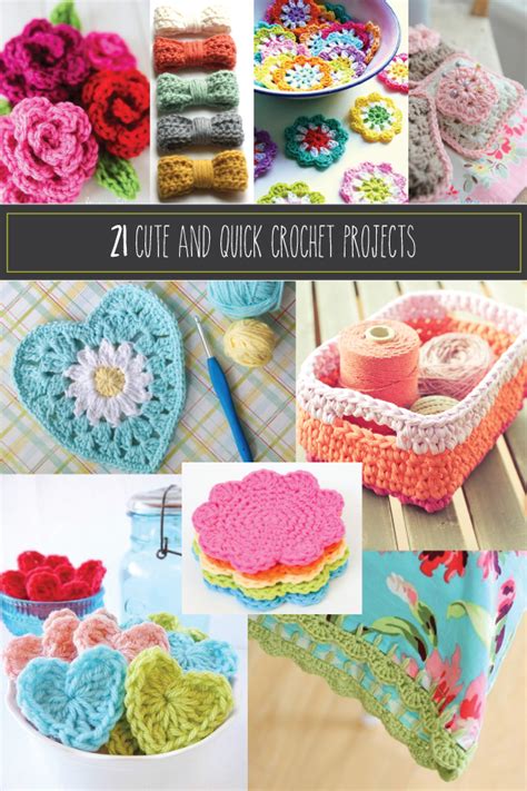 21 Cute and Quick Crochet Projects