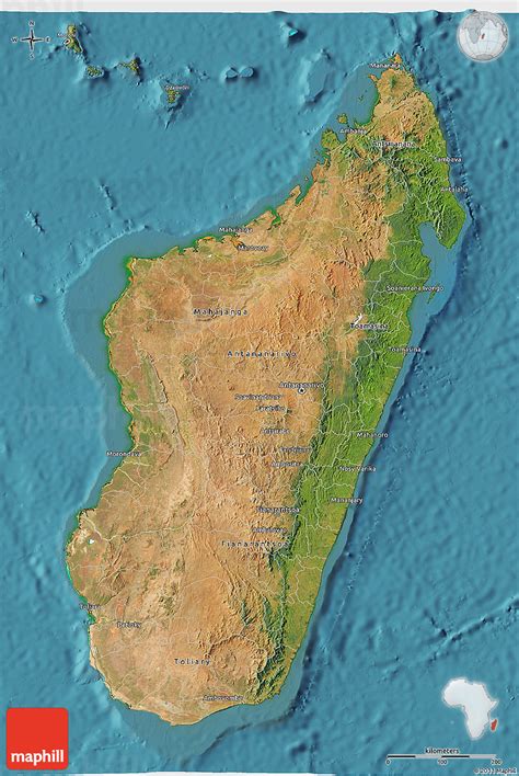 Large Detailed Satellite Map Of Madagascar Madagascar - vrogue.co