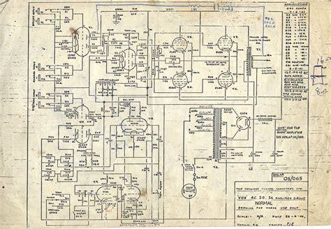 Vox AC30 circuit diagrams (schematics)