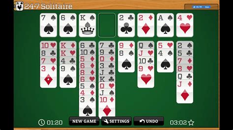 24/7 Solitaire Game/FreeCell /Free Online Card Game - YouTube