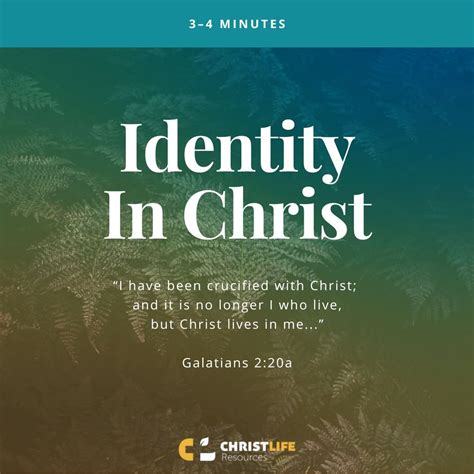 Identity In Christ — Christ Life Resources