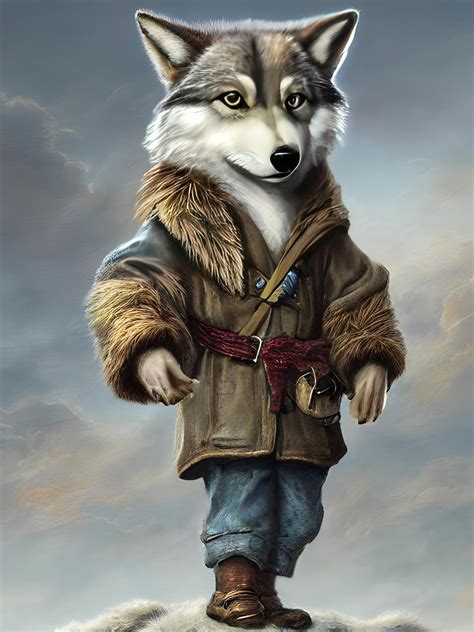 AI Art - The courageous wolf by HabaricsZs on DeviantArt