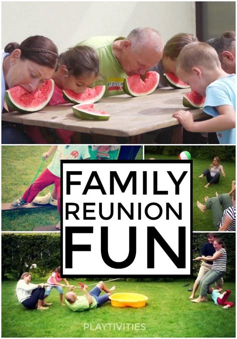 How To Have An Awesome Family Reunion | Family reunion games, Family reunion activities, Family ...