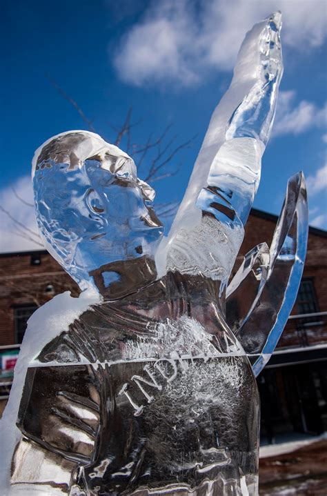 Take a look at some of the sculptures at this year's Freezefest