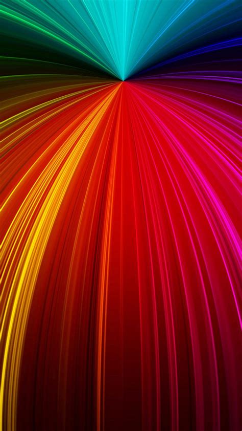 Colorful Rays Fractal Waves 4K Ultra HD Mobile Wallpaper | Abstract, Hd wallpaper, Mobile wallpaper